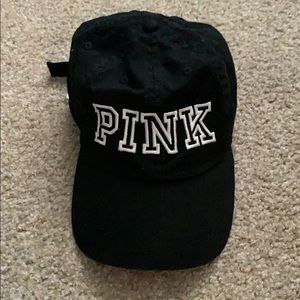 Pink Victoria’s Secret hat